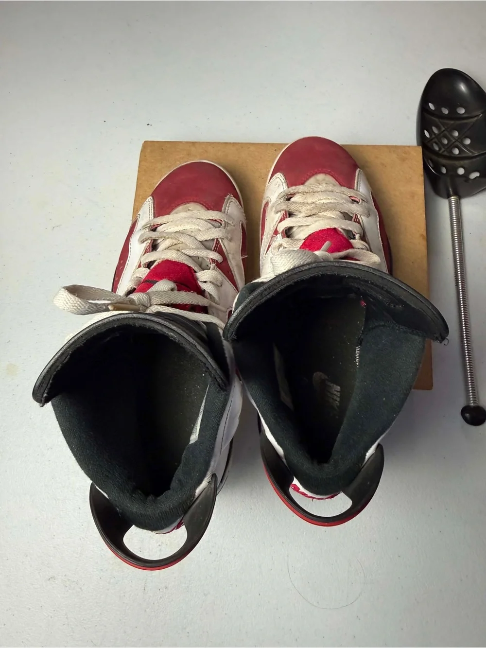 Nike Air Jordan 6 Retro OG Mid Carmine size 5.5 OG VI White NO BOX